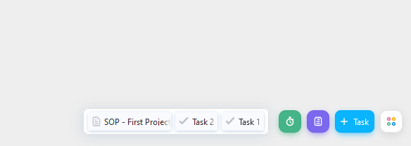 clickup task tray
