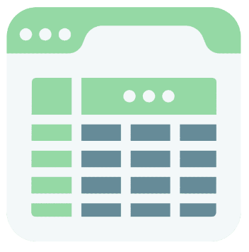 spreadsheet icon