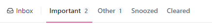 Inbox 4 tabs