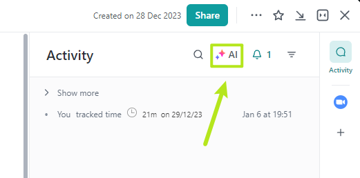 ClickUp AI - Task