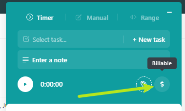 Billable track time