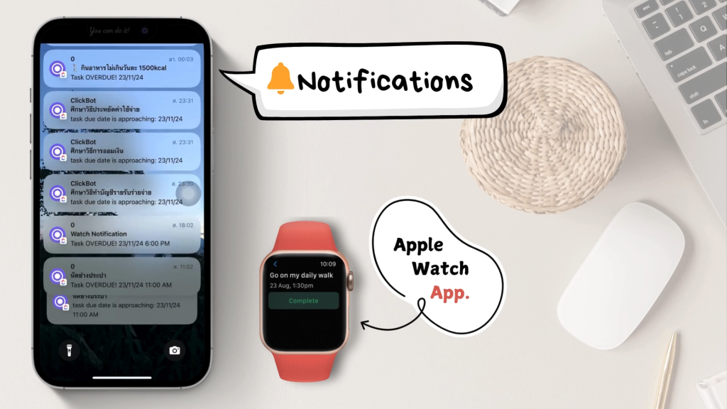 Mobile Notifications &⌚Apple Watch