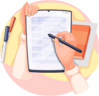 digital planner tablet icon
