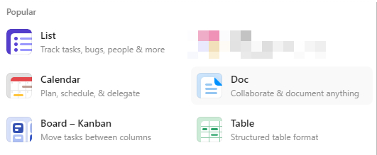 ClickUp View