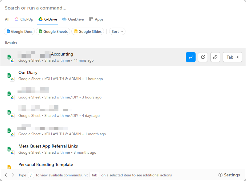 Files Integrations
